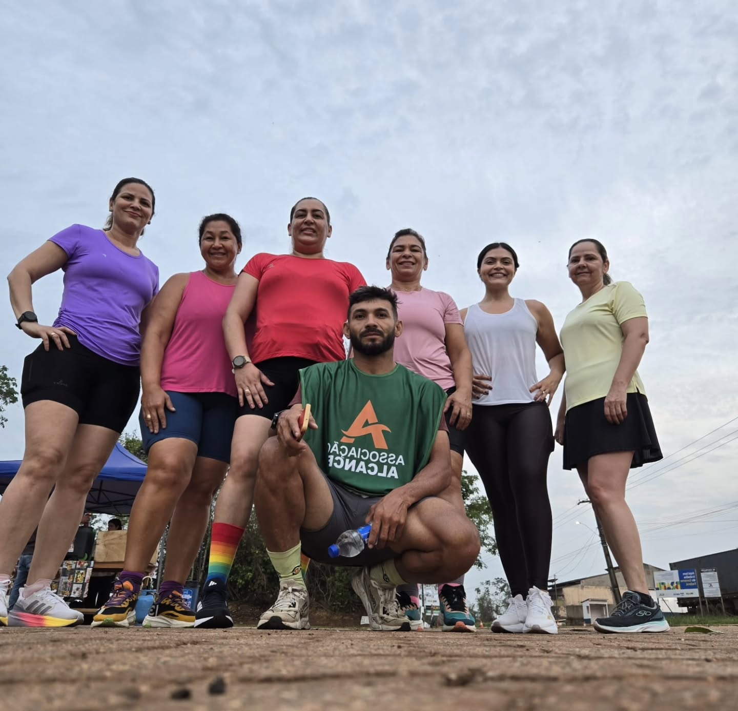 A corrida é para todos! ‍️‍️ Mais uma super aula de atletismo com o professor voluntário L